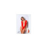 Body Rouge avec décolleté plongeant - Le Numéro 2 - Collection Body 